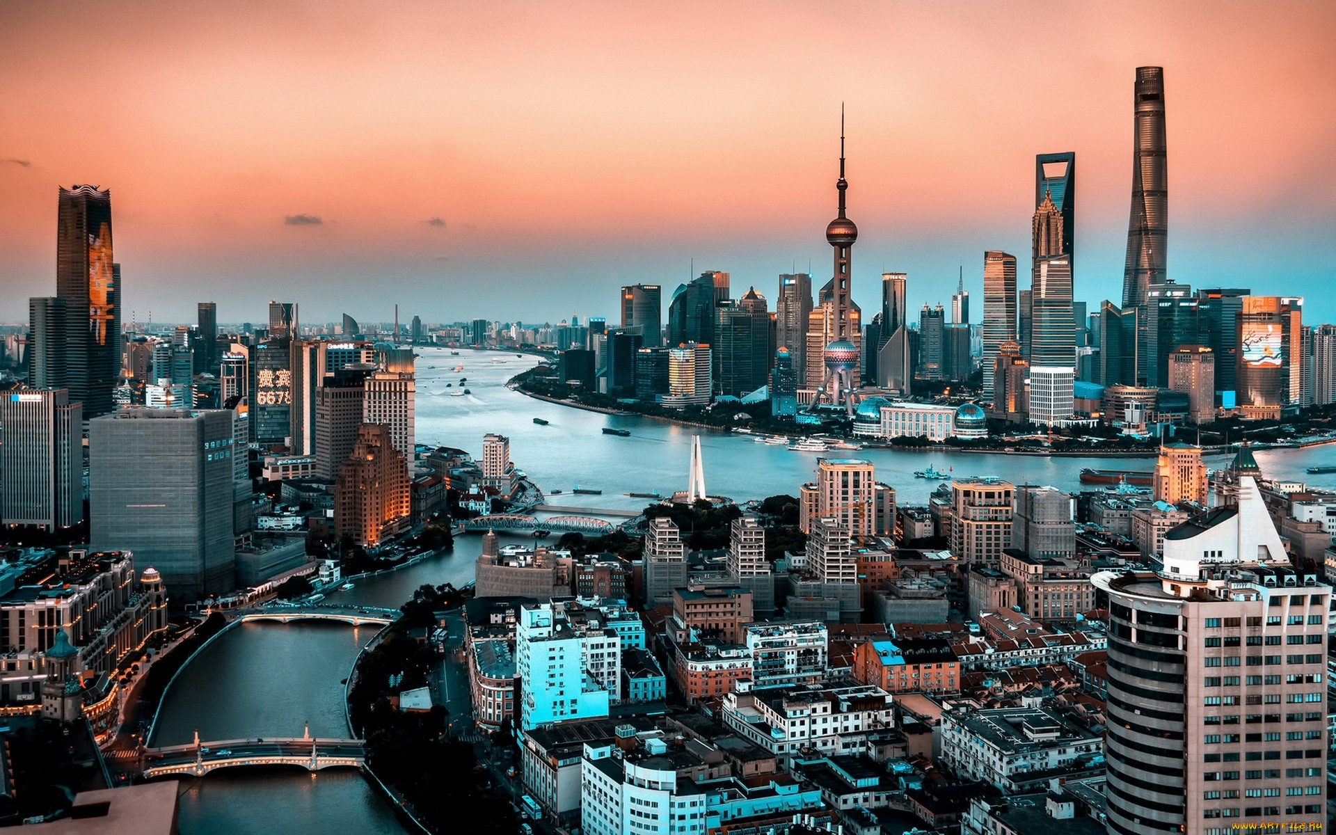 Китайские мегаполисы Шанхай